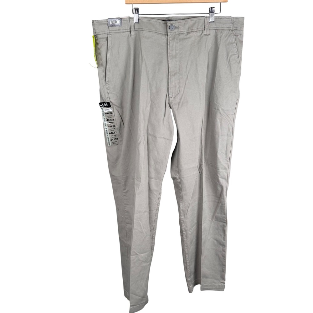 Lee Performance Series X-Treme Comfort Pants 44x32 Iron Gray Straight Fit NWT
